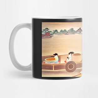 Dealer at work, motif 2 Mug